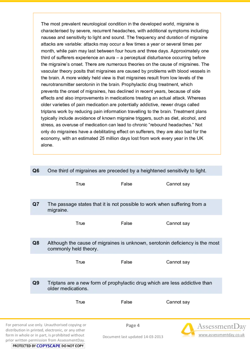 VerbalReasoningTest10-Questions_2025春招题库汇总_八大题库-1_04八大汇总_信永中和_专业题综合知识-参考_英文题_VerbalReasoningTests