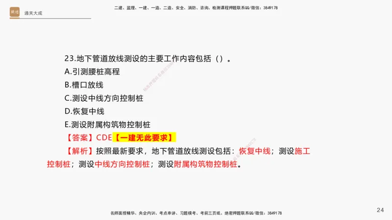 13.2025杨海军-通关大成-机电实务（带练）_2026年一级建造师_2026年一建机电_2025年一建机电SVIP_04-冲刺串讲✿考点强化✿小灶集训_07-机电《案例速通带练》石莉HX_讲义