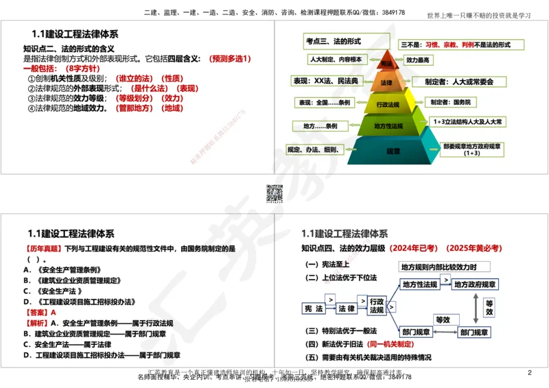 2025一建《工程法规》考点面授-讲义_2026年一建法规_2025年一建法规SVIP_02-基础精讲✿高端面授✿深度强化_55-法规《面授精讲班》黄建军HY