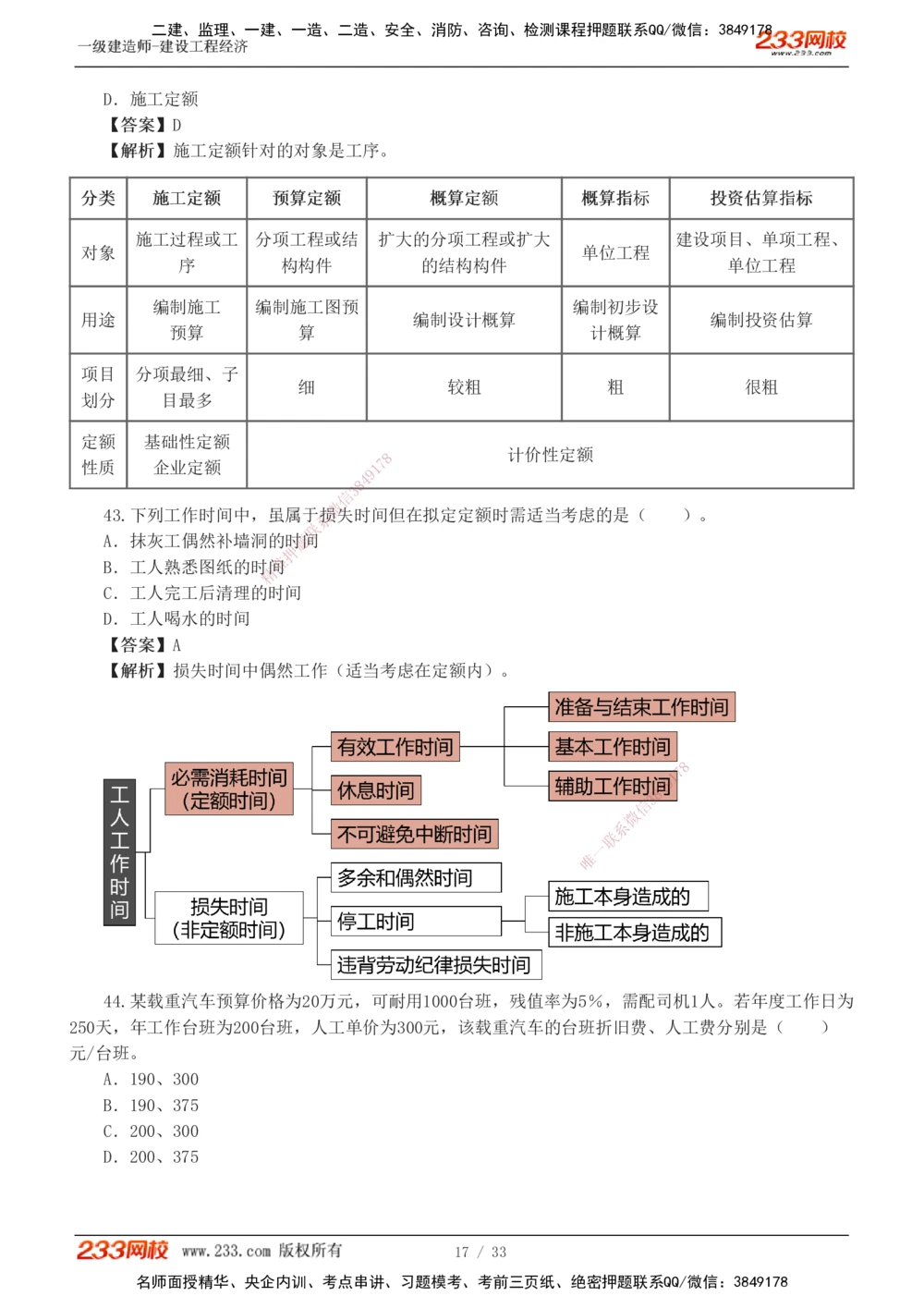 1-4_2026年一级建造师_2026年一建经济_2025年一建经济SVIP_03-习题精析✿实战特训✿模考通关_51-经济《模考金题班》李娜233推荐