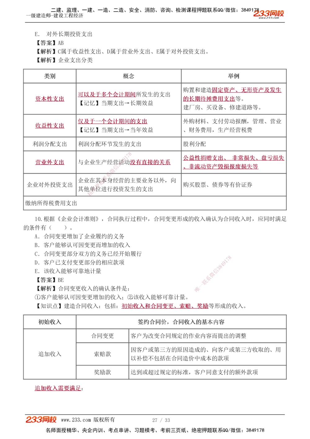 1-4_2026年一级建造师_2026年一建经济_2025年一建经济SVIP_03-习题精析✿实战特训✿模考通关_51-经济《模考金题班》李娜233推荐