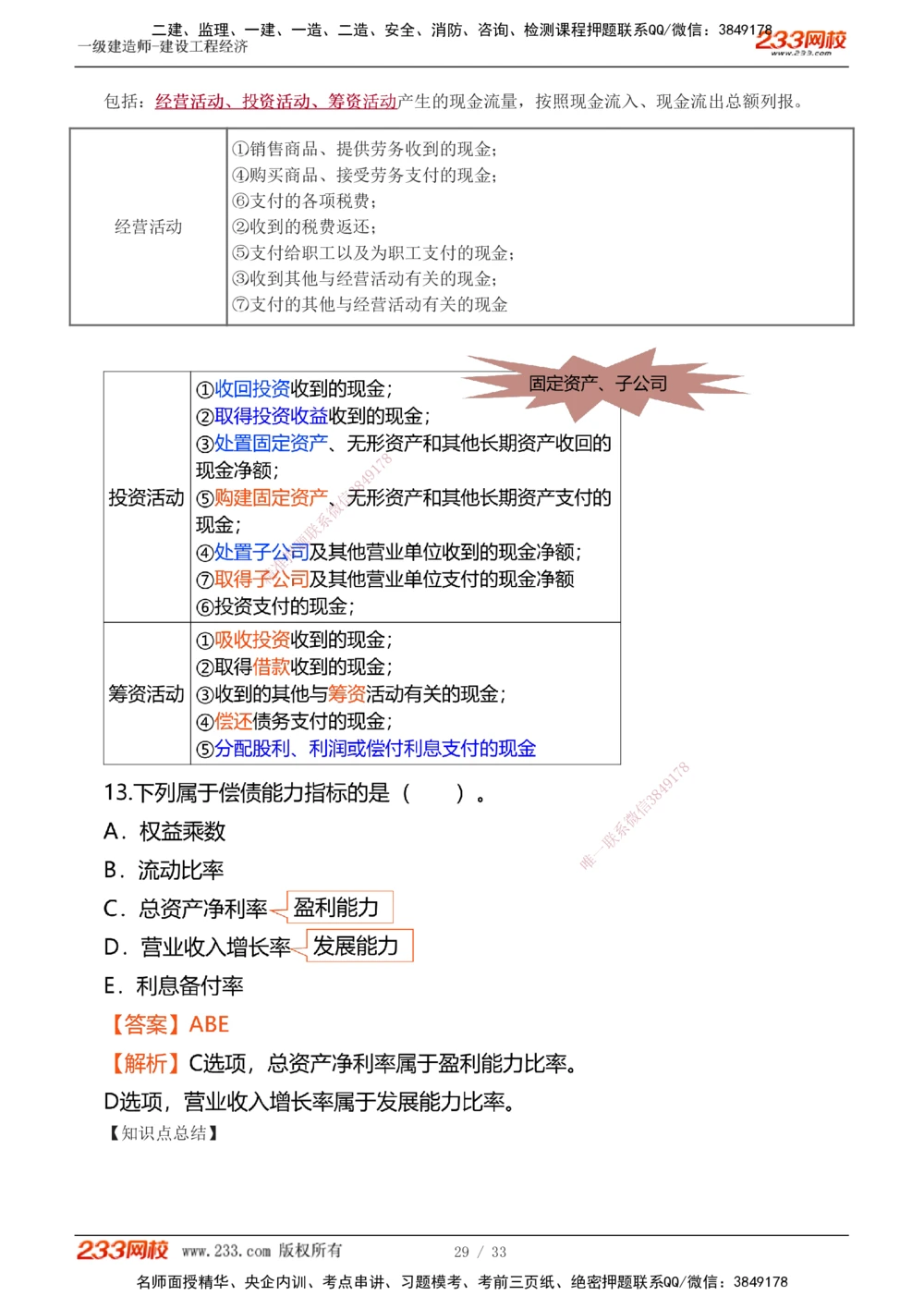 1-4_2026年一级建造师_2026年一建经济_2025年一建经济SVIP_03-习题精析✿实战特训✿模考通关_51-经济《模考金题班》李娜233推荐