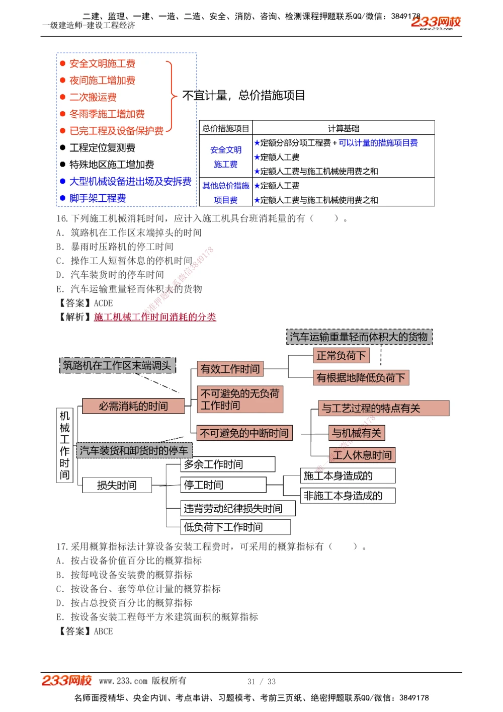 1-4_2026年一级建造师_2026年一建经济_2025年一建经济SVIP_03-习题精析✿实战特训✿模考通关_51-经济《模考金题班》李娜233推荐