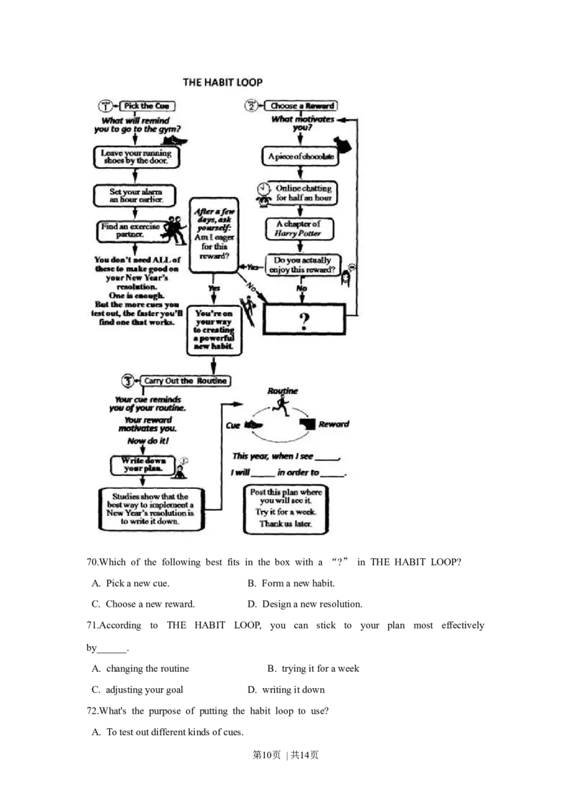 2014年高考英语试卷（上海）（秋考）（空白卷）_英语历年高考真题_新&middot;Word版2008-2025&middot;高考英语真题_英语（按年份分类）2008-2025_2014&middot;高考英语真题