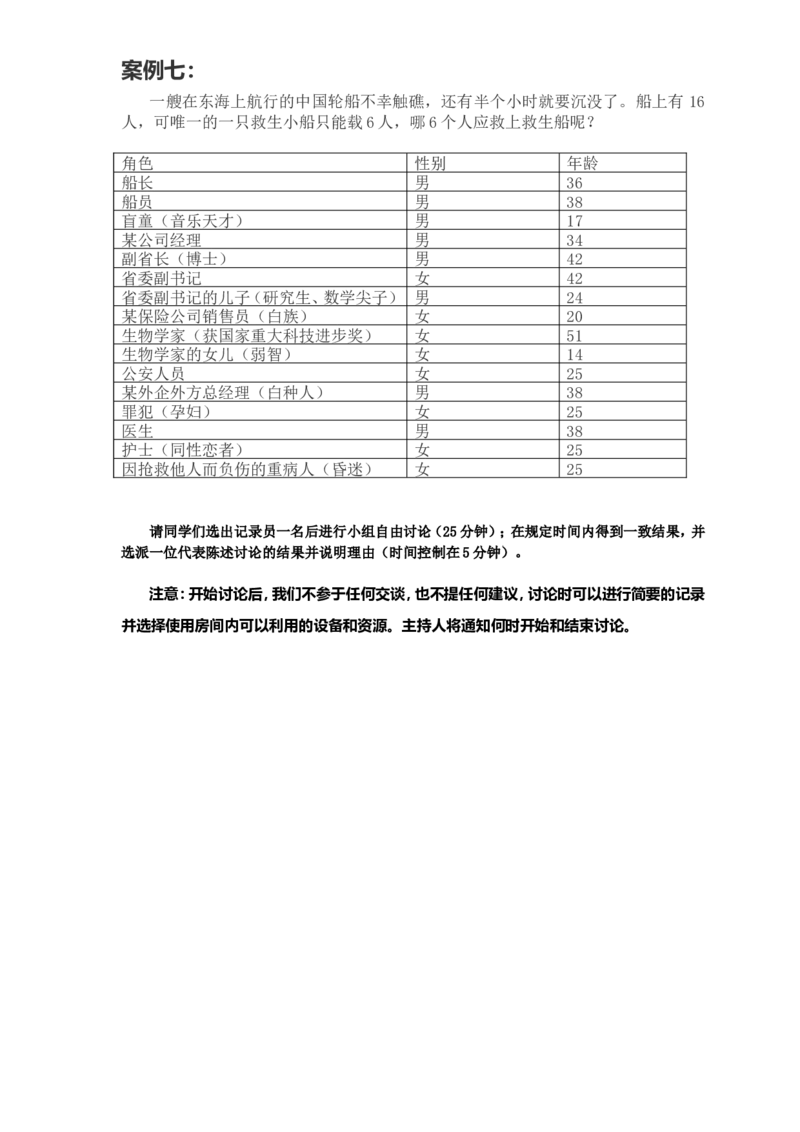 无领导小组讨论案例(群面参考资料)4_2025春招题库汇总_八大题库-1_04八大汇总_立信_5、立信面试题_面试3.无领导小组讨论专项_面试3.无领导小组讨论专项
