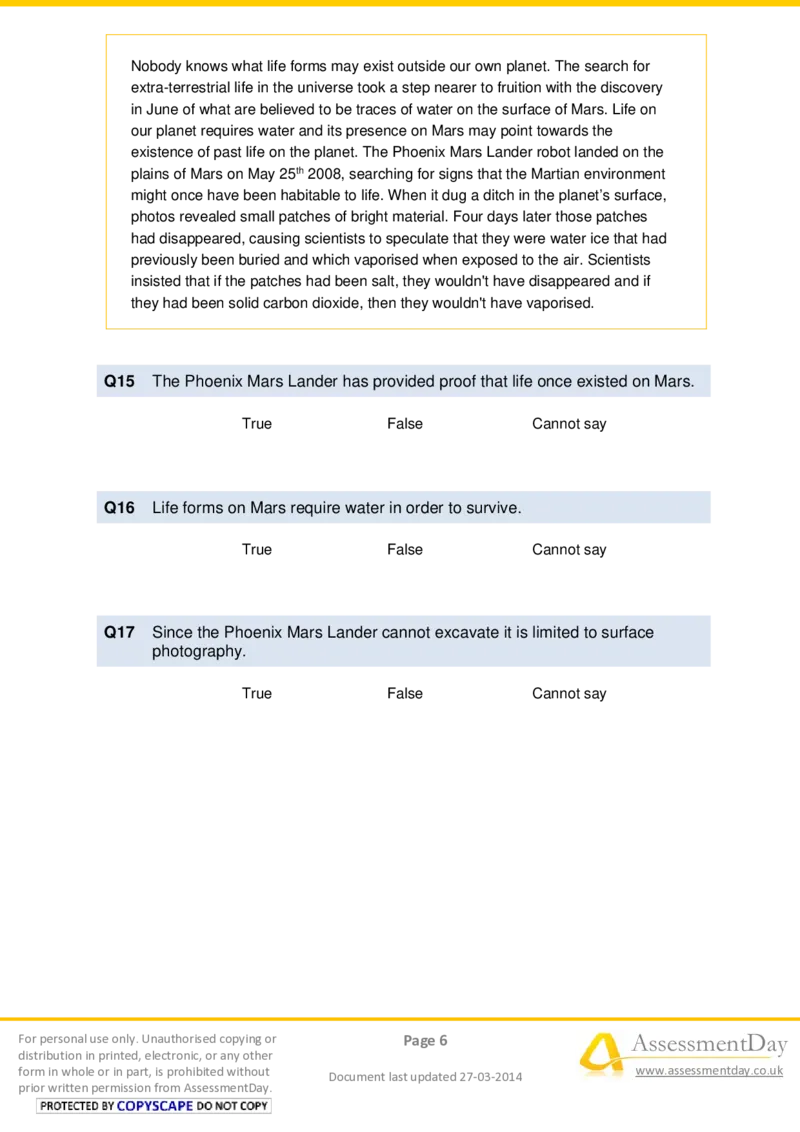 VerbalReasoningTest3-Questions_2025春招题库汇总_十大行测题库_2023年十大热门题库更新中_05、TalentQ汇总_TalentQ测试题（适合大多数外资银行以及其他企业）_VerbalReasoning