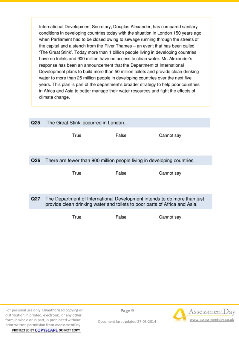 VerbalReasoningTest3-Questions_2025春招题库汇总_十大行测题库_2023年十大热门题库更新中_05、TalentQ汇总_TalentQ测试题（适合大多数外资银行以及其他企业）_VerbalReasoning