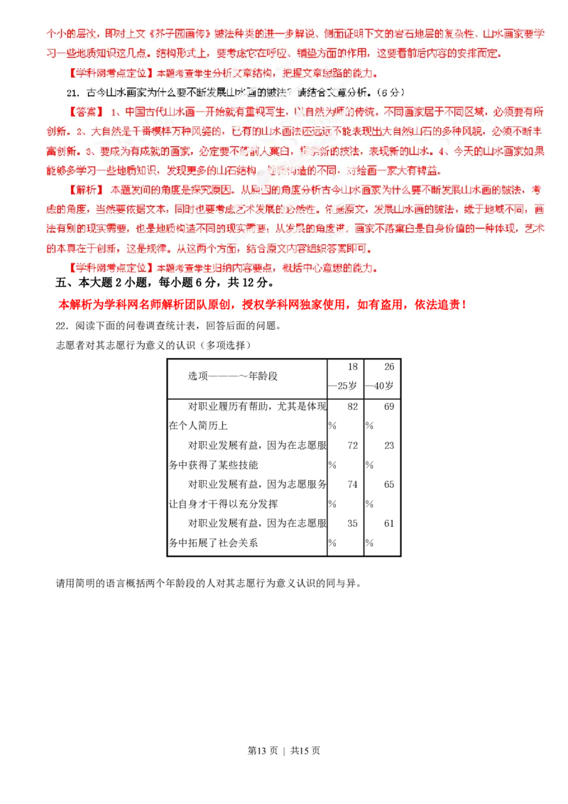 2013年高考语文试卷（广东）（解析卷）_语文历年高考真题_新&middot;PDF版2008-2025&middot;高考语文真题_语文（按试卷类型分类）2008-2025_自主命题卷&middot;语文（2008-2025）_广东自主命题&middot;语文（2008-2015）