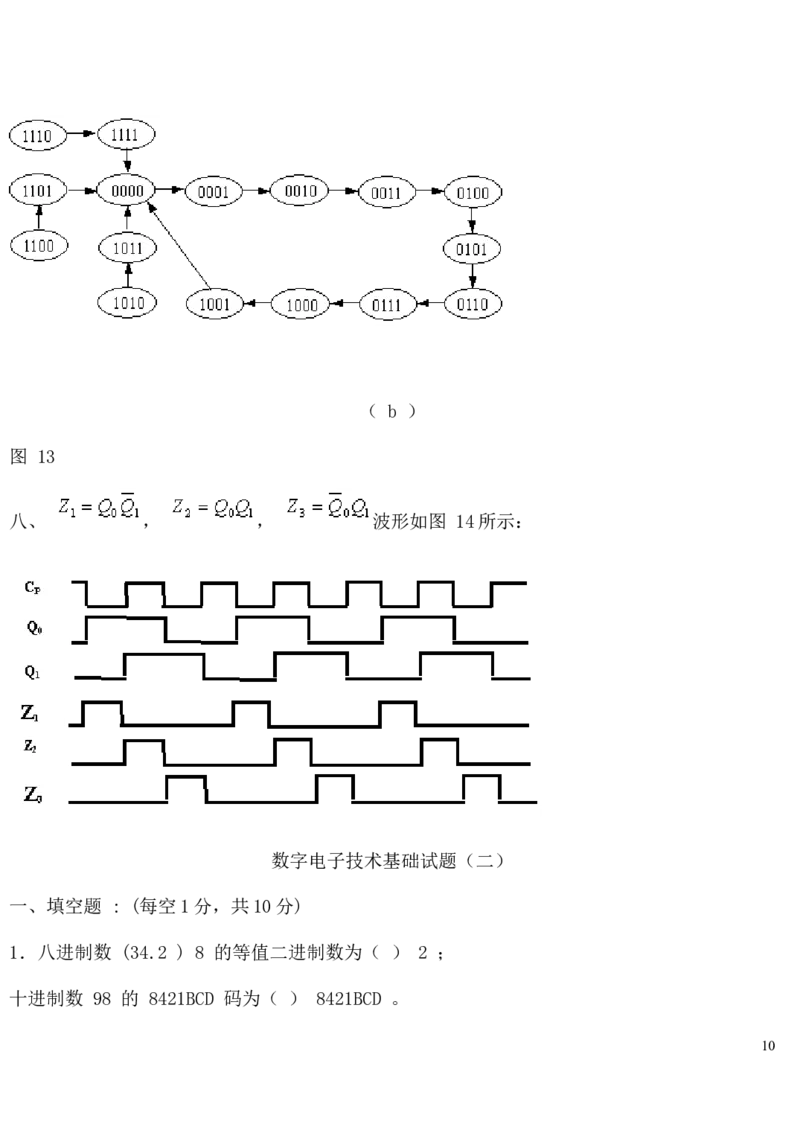 数字电子技术复习资料_三桶油_中国石油_中石油笔试_笔试。！_7-专业测试部分（仅需看自己专业即可）_3.9电气专业知识_数字电子技术复习资料