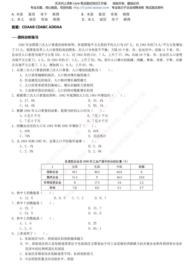 Yancao公司招聘2023笔试应试讲义宝典_2025春招题库汇总_国企题库_中国烟草_2Yancao公司2024年招聘笔试精华讲义宝典