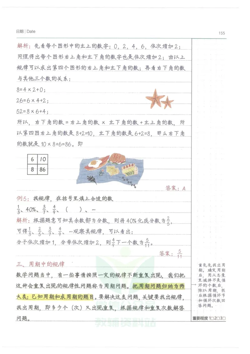 小学学霸笔记-数学_小学初中学霸笔记类资料汇总6.33GB_小学语数英学霸笔记268.56MB
