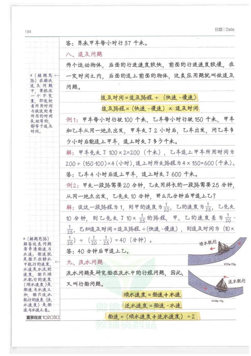 小学学霸笔记-数学_小学初中学霸笔记类资料汇总6.33GB_小学语数英学霸笔记268.56MB