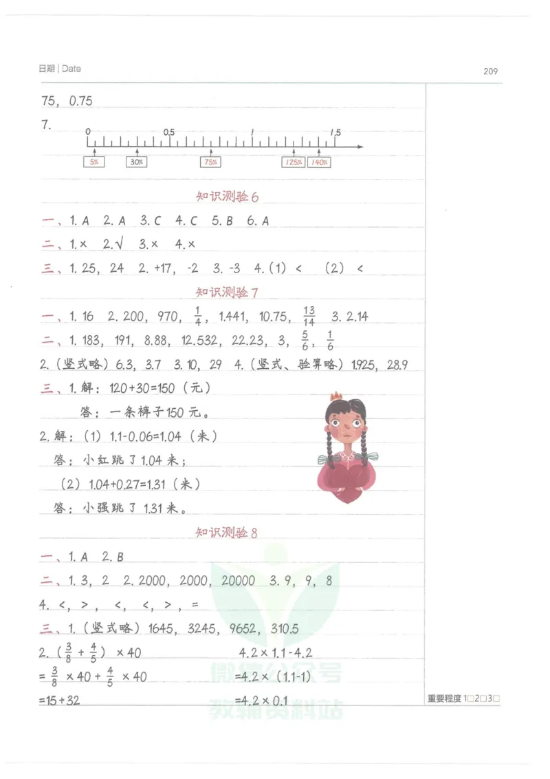 小学学霸笔记-数学_小学初中学霸笔记类资料汇总6.33GB_小学语数英学霸笔记268.56MB