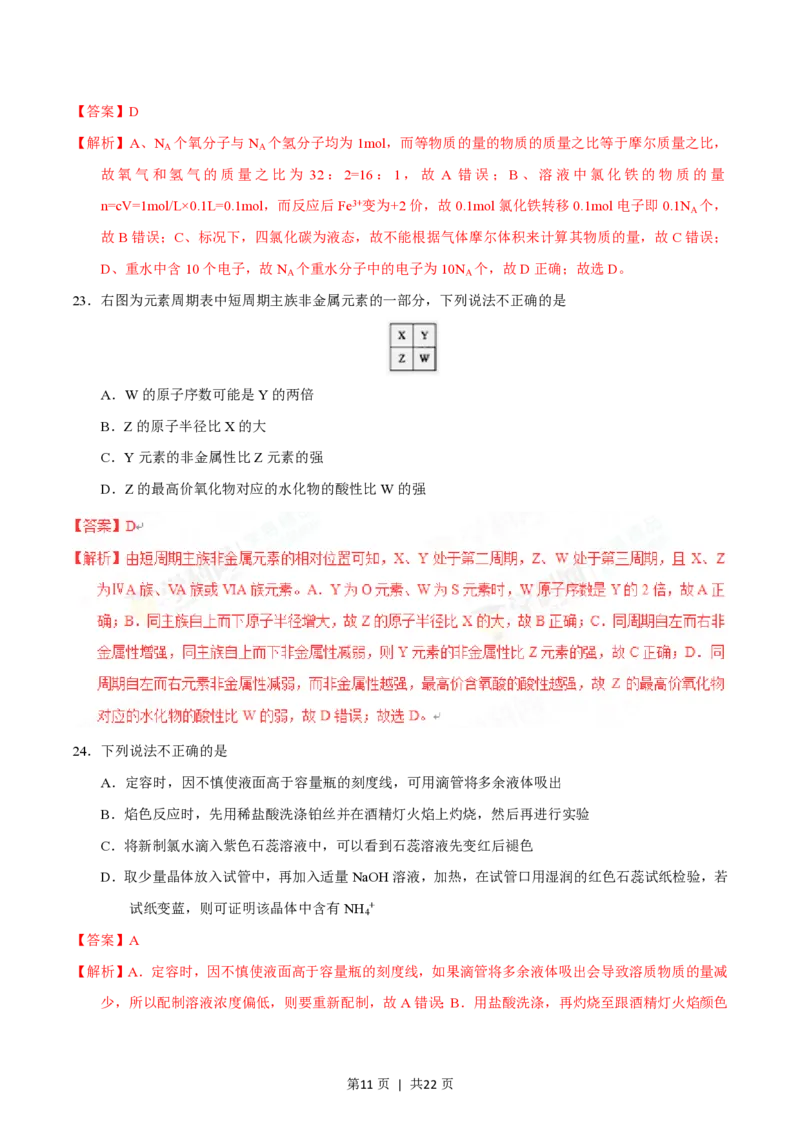 2015年高考化学试卷（浙江）（10月）（解析卷）_历年高考真题合集_化学历年高考真题_新&middot;PDF版2008-2025&middot;高考化学真题_化学（按省份分类）2008-2025_2008-2025&middot;（浙江）化学高考真题