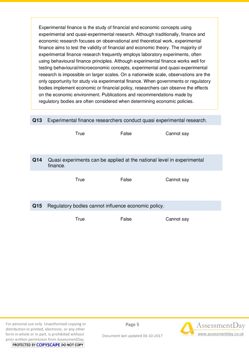 VerbalReasoningTest2-Questions_2025春招题库汇总_十大行测题库_2023年十大热门题库更新中_05、TalentQ汇总_TalentQ测试题（适合大多数外资银行以及其他企业）_VerbalReasoning