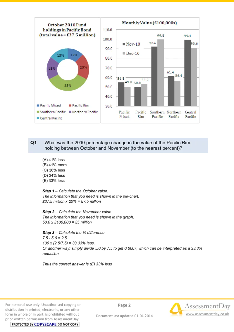 NumericalReasoningTest3-Solutions_2025春招题库汇总_八大题库-1_04八大汇总_信永中和_专业题综合知识-参考_英文题_NumericalReasoningTests