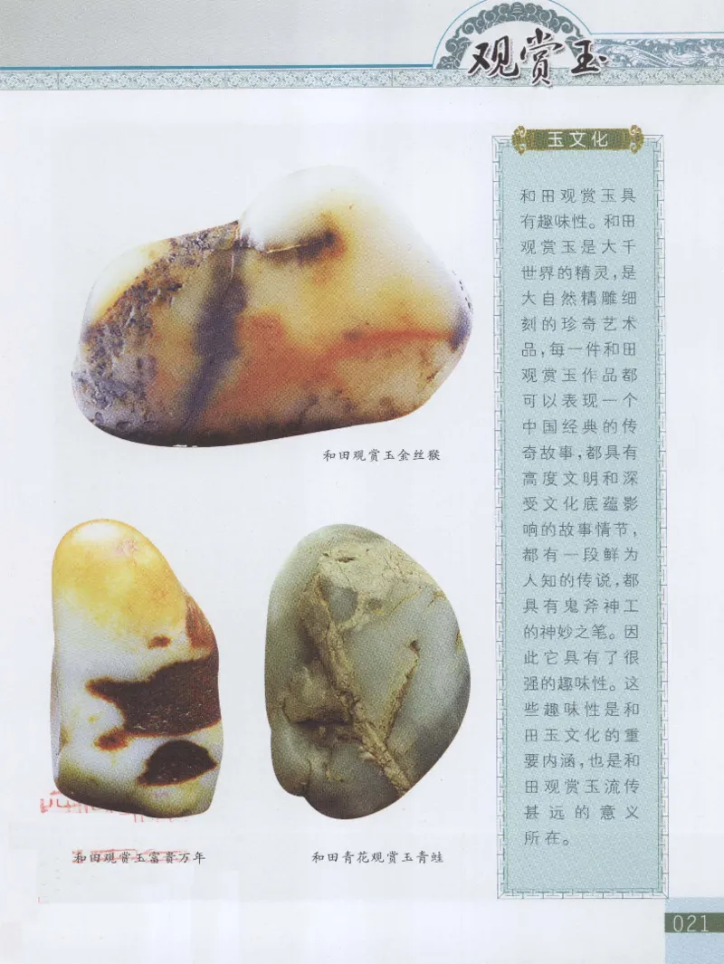 中国新疆和田玉观赏玉__X018-玉石珠宝鉴定教程最新合集_7、和田玉鉴定专题全套课程_和田玉电子书