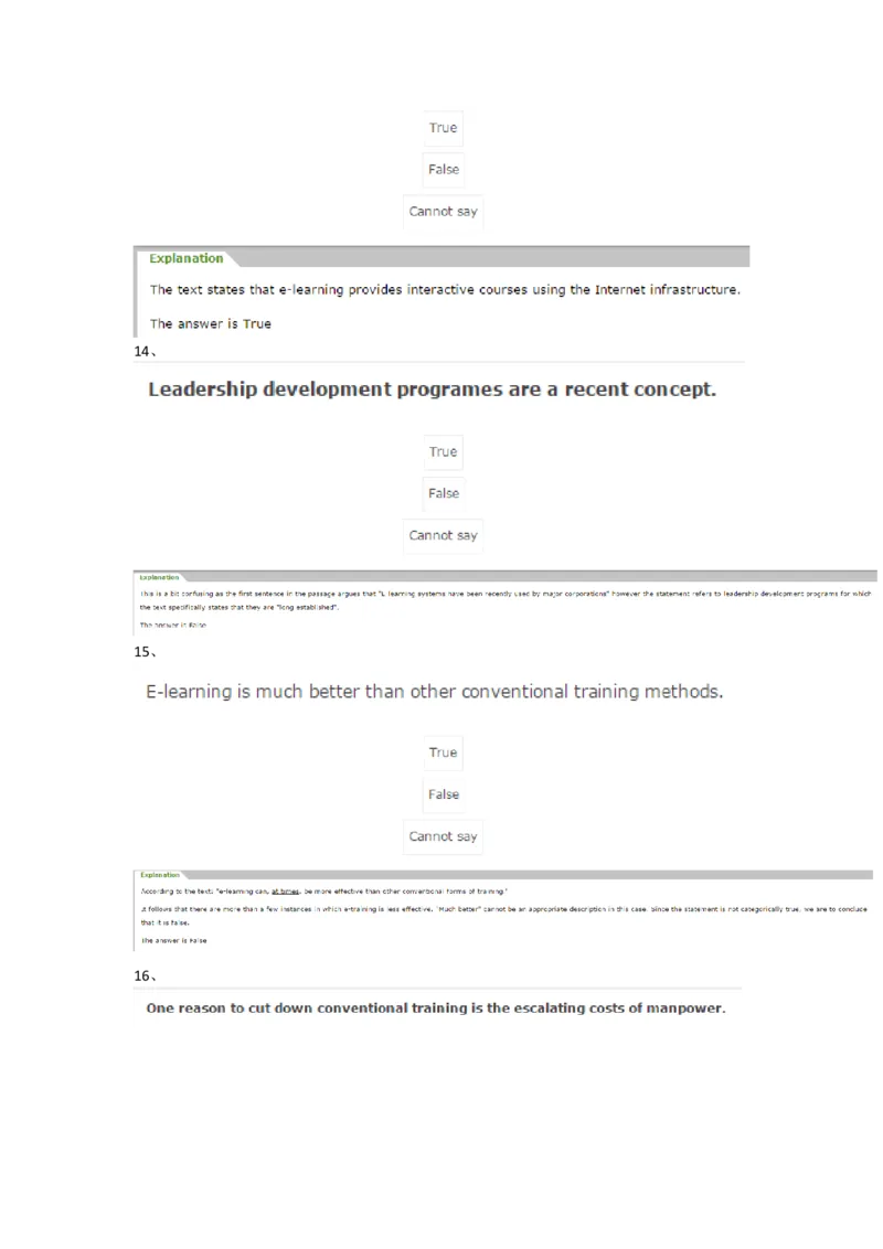 VerbalReasoning2完成_2025春招题库汇总_快消题库-2_2023快消合集(17家持续更新中）_2023金佰利最新题库（TalentQ）_TalentQ笔试题库_VerbalTorF