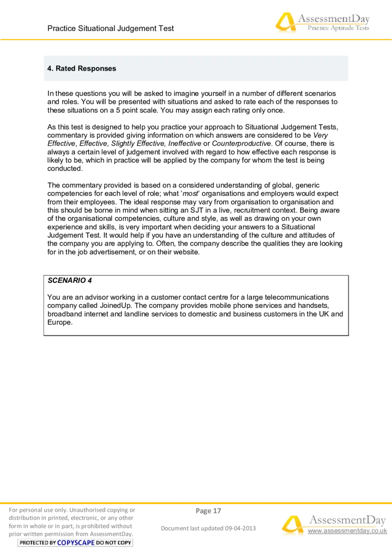 SJT1-Questions_2025春招题库汇总_十大行测题库_2023年十大热门题库更新中_05、TalentQ汇总_TalentQ测试题（适合大多数外资银行以及其他企业）_2选看通用测试题，适用于TalentQ（N多题）