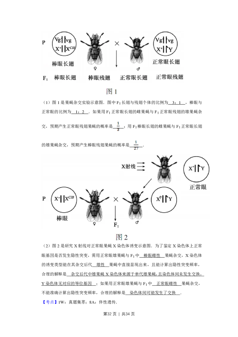 2014年高考生物试卷（江苏）（解析卷）_生物历年高考真题_新&middot;PDF版2008-2025&middot;高考生物真题_生物（按试卷类型分类）2008-2025_自主命题卷&middot;生物（2008-2025）_江苏自主命题&middot;生物（2008-2025）