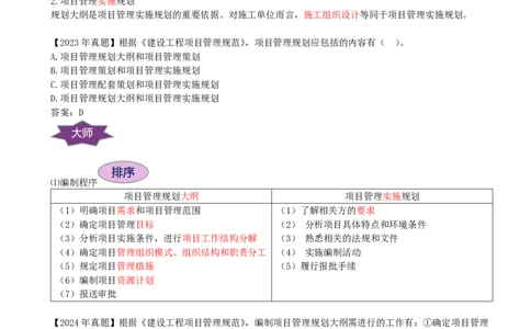 11-第1章-1.3.1-工程项目管理规划(1)_2026年一级建造师_2026年一建管理_2025年一建管理SVIP_02-基础精讲✿高端面授✿深度强化_10-管理《天一精讲班》金月、王少杰KL推荐_金月