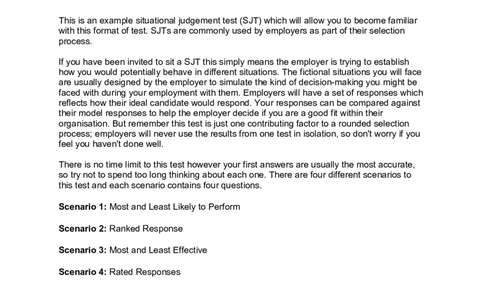 SJT2-Answers_2025春招题库汇总_十大行测题库_2023年十大热门题库更新中_05、TalentQ汇总_TalentQ测试题（适合大多数外资银行以及其他企业）_1必看SituationalJudgementTest（SJT）（约60道）