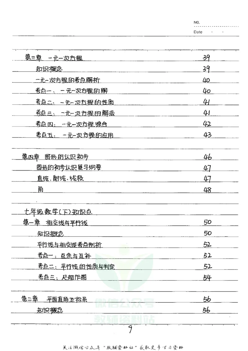 初中状元笔记数学_小学初中学霸笔记类资料汇总6.33GB_初中全科状元笔记900.07MB