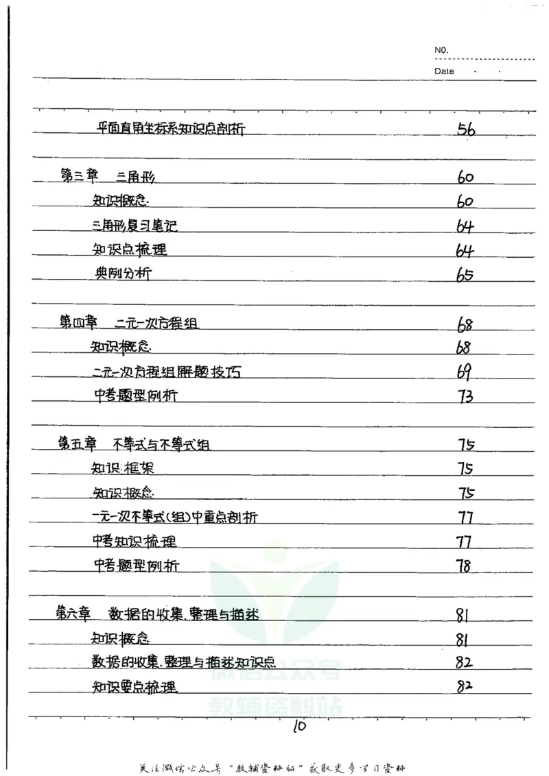 初中状元笔记数学_小学初中学霸笔记类资料汇总6.33GB_初中全科状元笔记900.07MB