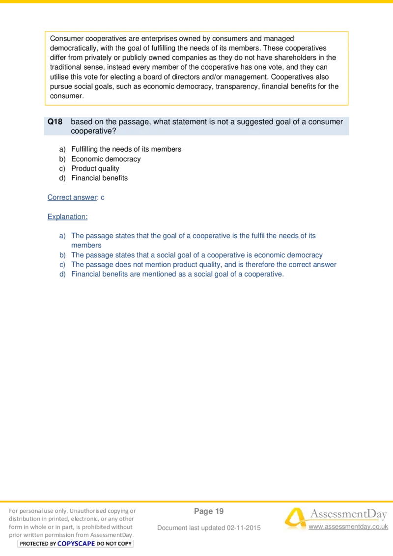 VerbalComprehensionTest4-Solutions_2025春招题库汇总_十大行测题库_2023年十大热门题库更新中_05、TalentQ汇总_TalentQ测试题（适合大多数外资银行以及其他企业）_VerbalReasoning