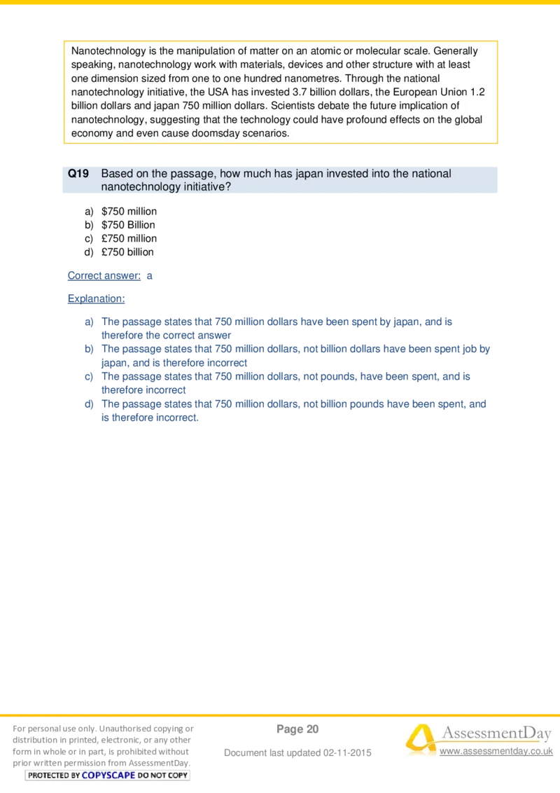 VerbalComprehensionTest4-Solutions_2025春招题库汇总_十大行测题库_2023年十大热门题库更新中_05、TalentQ汇总_TalentQ测试题（适合大多数外资银行以及其他企业）_VerbalReasoning