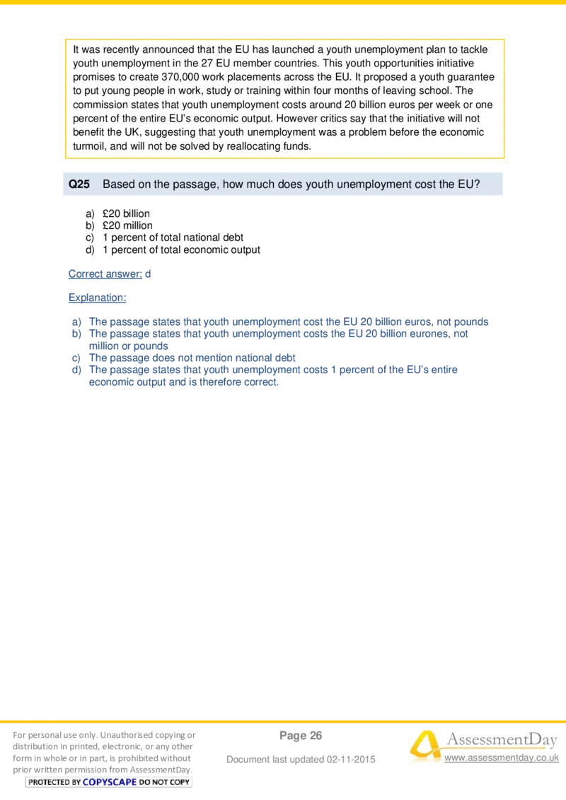 VerbalComprehensionTest4-Solutions_2025春招题库汇总_十大行测题库_2023年十大热门题库更新中_05、TalentQ汇总_TalentQ测试题（适合大多数外资银行以及其他企业）_VerbalReasoning