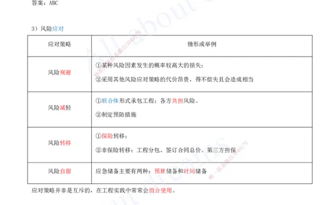 2025-30-第3章-3.3-工程承包风险管理及担保保险（一）_2026年一级建造师_2026年一建管理_2025年一建管理SVIP_02-基础精讲✿高端面授✿深度强化_讲义
