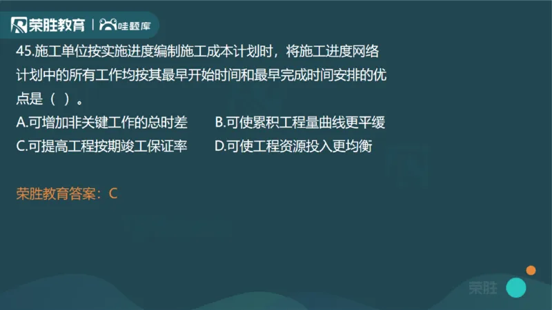2024年一建管理真题解析讲义（PPT版）_2026年一级建造师_2026年一建管理_2025年一建管理SVIP_03-习题精析✿实战特训✿模考通关_59-管理《真题解析班》大微RS