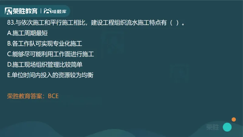 2024年一建管理真题解析讲义（PPT版）_2026年一级建造师_2026年一建管理_2025年一建管理SVIP_03-习题精析✿实战特训✿模考通关_59-管理《真题解析班》大微RS