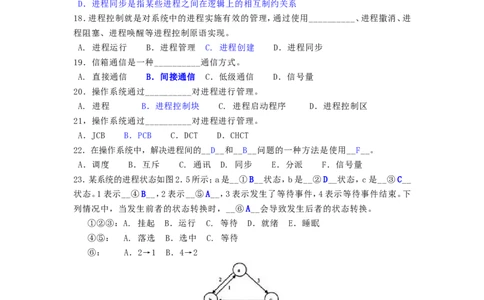 操作系统进程管理复习题_2025春招题库汇总_国企题库_华能_4.华能集团技术复习资料「重点复习」_01招聘考试复习资料（信息技术类）_操作系统