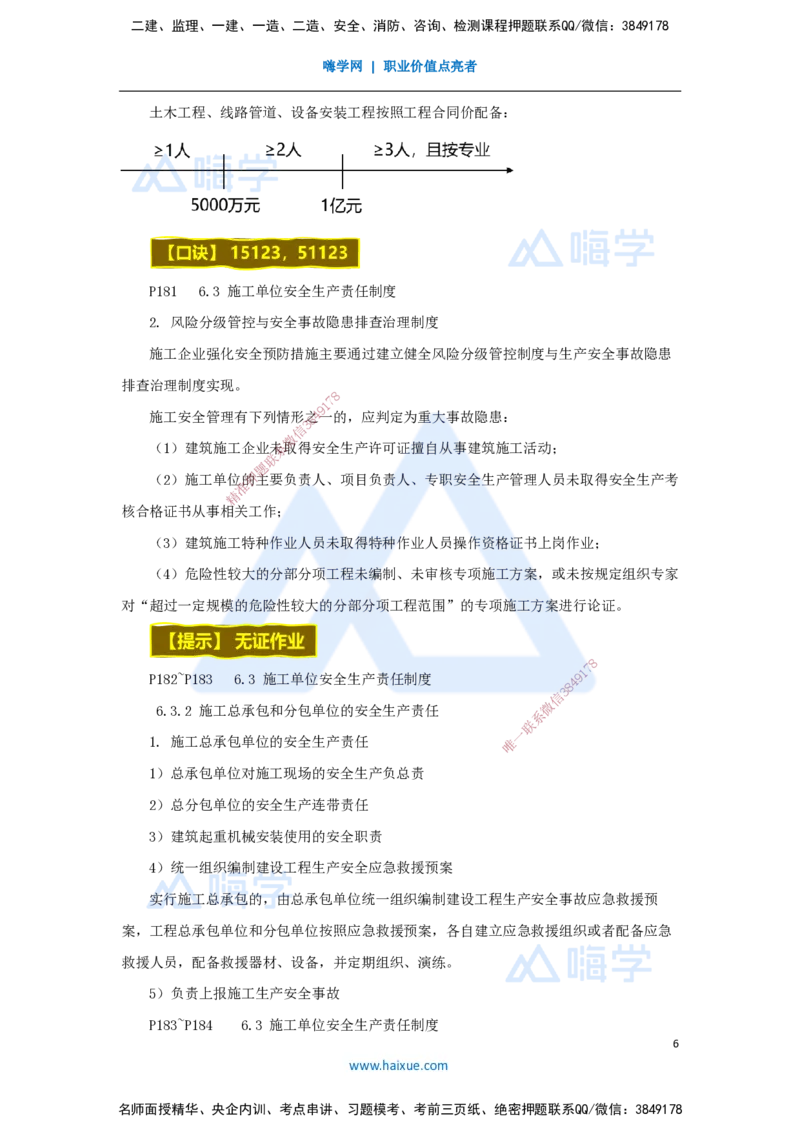 11.2025杜诗乐-考前拔分速成-第6章建设工程安全生产法律制度1_2026年一建法规_2025年一建法规SVIP_04-冲刺串讲✿考点强化✿小灶集训_12-法规《考前拔分速成》杜诗乐HX_讲义