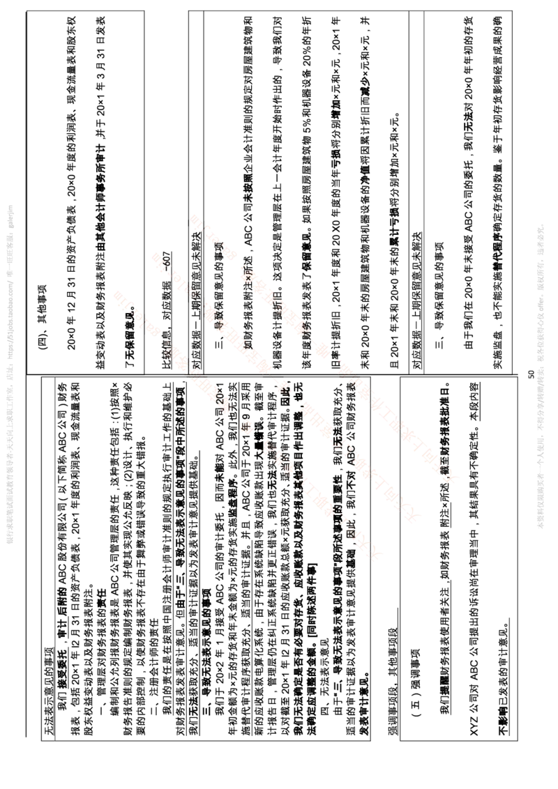 中国铁塔笔试知识点之--（财务类）审计学复习知识点讲义整理_2025春招题库汇总_国企题库_中国铁塔_2-中国铁塔完整版知识点笔记（仅需看自己的专业）_2-中国铁塔完整版知识点笔记资料