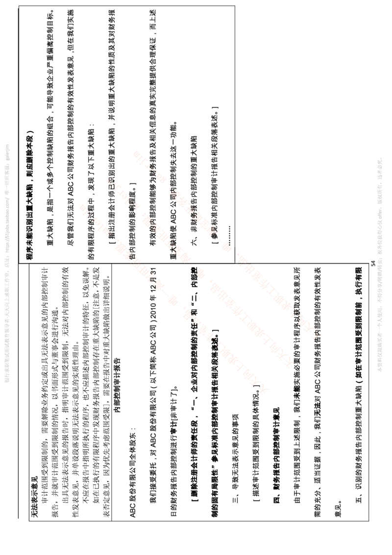 中国铁塔笔试知识点之--（财务类）审计学复习知识点讲义整理_2025春招题库汇总_国企题库_中国铁塔_2-中国铁塔完整版知识点笔记（仅需看自己的专业）_2-中国铁塔完整版知识点笔记资料