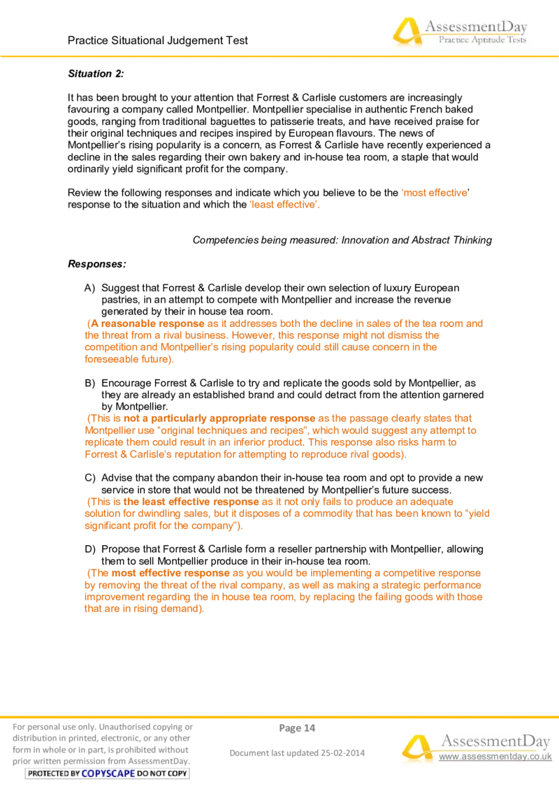 SJT5-Answers_2025春招题库汇总_十大行测题库_2023年十大热门题库更新中_05、TalentQ汇总_TalentQ测试题（适合大多数外资银行以及其他企业）_2选看通用测试题，适用于TalentQ（N多题）