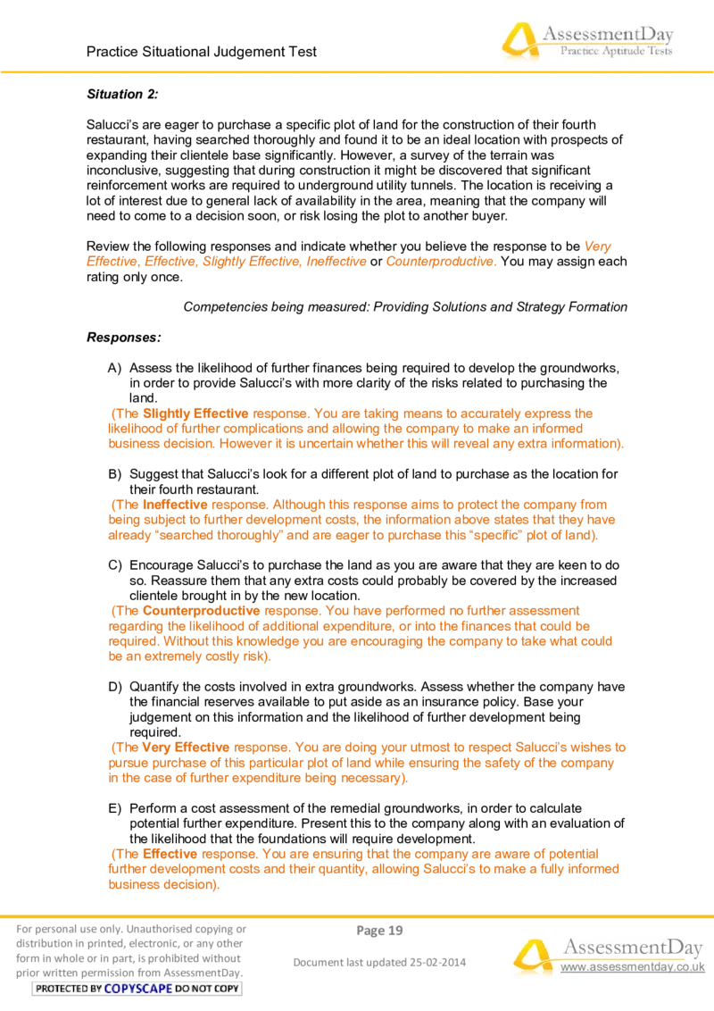 SJT5-Answers_2025春招题库汇总_十大行测题库_2023年十大热门题库更新中_05、TalentQ汇总_TalentQ测试题（适合大多数外资银行以及其他企业）_2选看通用测试题，适用于TalentQ（N多题）