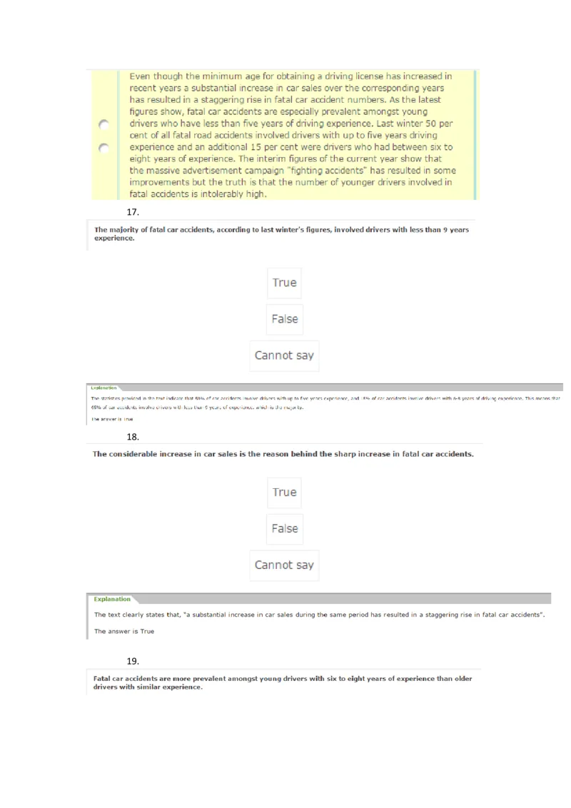 VerbalReasoning1完成_2025春招题库汇总_快消题库-2_2023快消合集(17家持续更新中）_2023金佰利最新题库（TalentQ）_TalentQ笔试题库_VerbalTorF