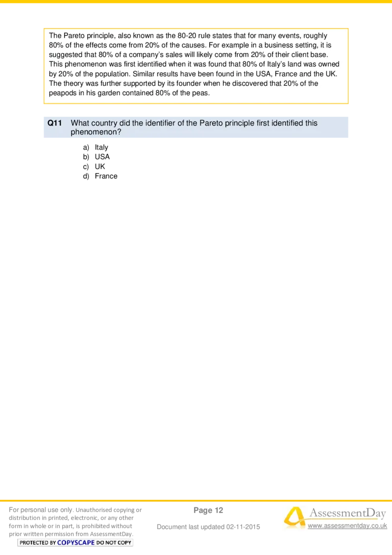 VerbalComprehensionTest4-Questions_2025春招题库汇总_十大行测题库_2023年十大热门题库更新中_05、TalentQ汇总_TalentQ测试题（适合大多数外资银行以及其他企业）_VerbalReasoning