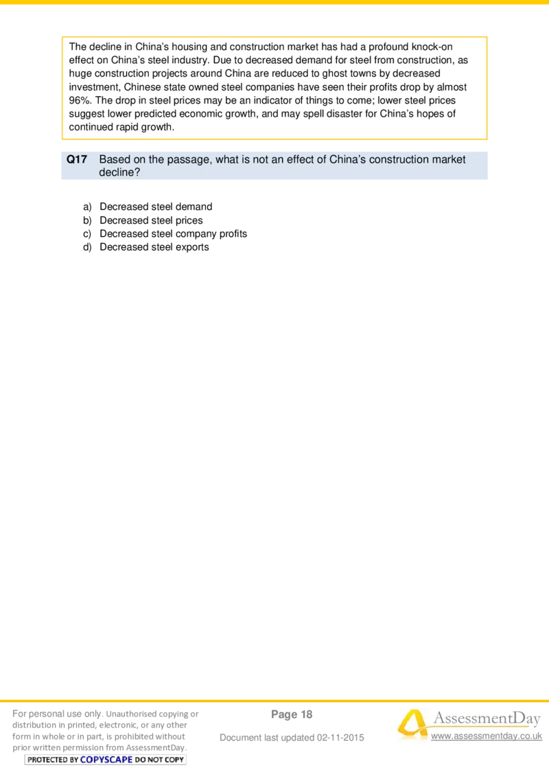 VerbalComprehensionTest4-Questions_2025春招题库汇总_十大行测题库_2023年十大热门题库更新中_05、TalentQ汇总_TalentQ测试题（适合大多数外资银行以及其他企业）_VerbalReasoning