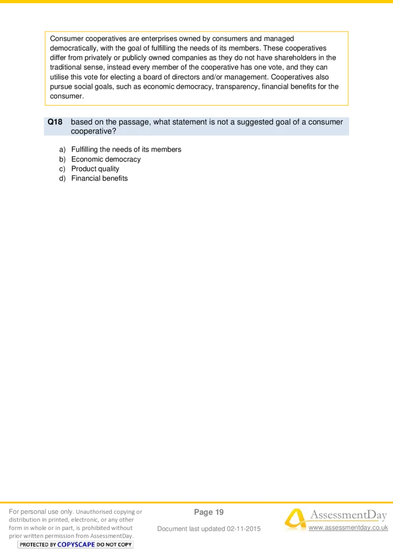 VerbalComprehensionTest4-Questions_2025春招题库汇总_十大行测题库_2023年十大热门题库更新中_05、TalentQ汇总_TalentQ测试题（适合大多数外资银行以及其他企业）_VerbalReasoning