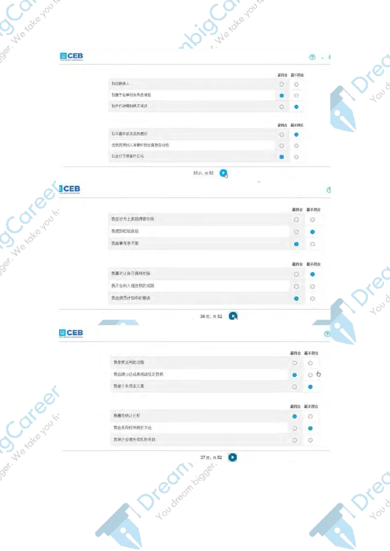PwC2018校招性格测试笔试原题_2025春招题库汇总_十大行测题库_2023年十大热门题库更新中_11、SH-1汇总_按年份分类_2018年新题_PWC普华永道