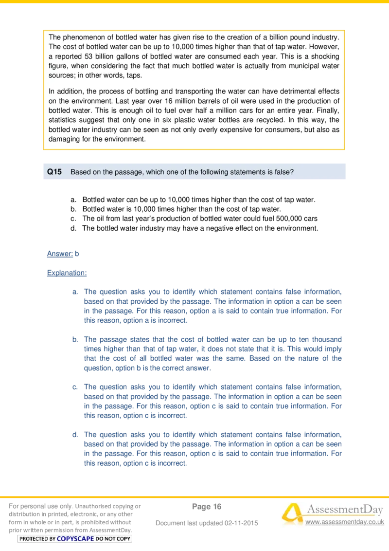 VerbalComprehensionTest3-Solutions_2025春招题库汇总_十大行测题库_2023年十大热门题库更新中_05、TalentQ汇总_TalentQ测试题（适合大多数外资银行以及其他企业）_VerbalReasoning