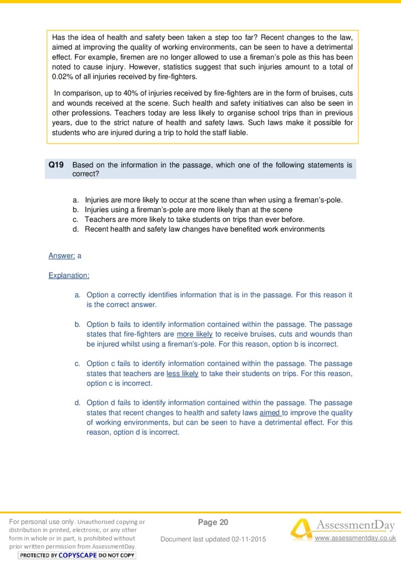 VerbalComprehensionTest3-Solutions_2025春招题库汇总_十大行测题库_2023年十大热门题库更新中_05、TalentQ汇总_TalentQ测试题（适合大多数外资银行以及其他企业）_VerbalReasoning