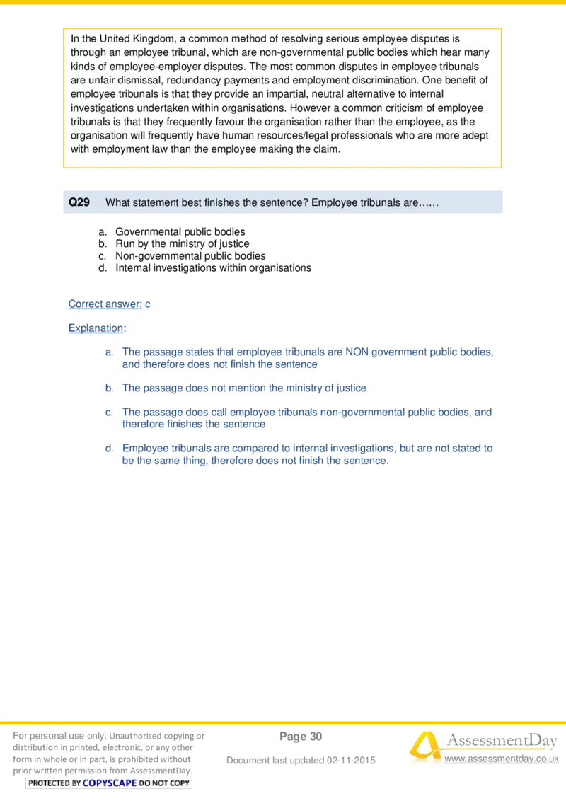 VerbalComprehensionTest3-Solutions_2025春招题库汇总_十大行测题库_2023年十大热门题库更新中_05、TalentQ汇总_TalentQ测试题（适合大多数外资银行以及其他企业）_VerbalReasoning