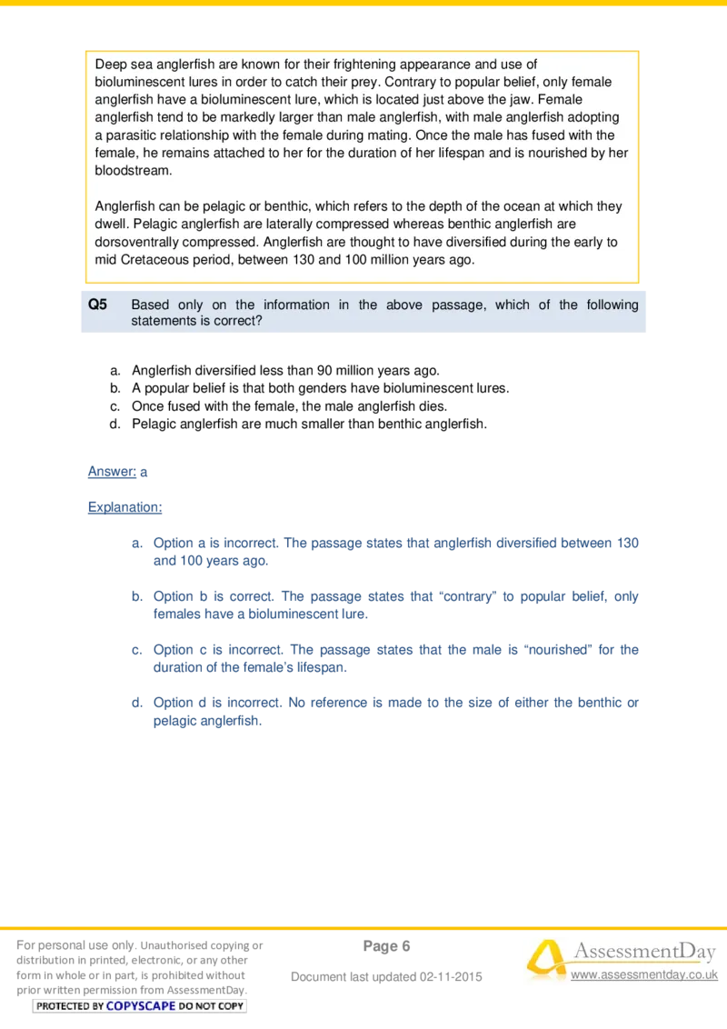 VerbalComprehensionTest3-Solutions_2025春招题库汇总_十大行测题库_2023年十大热门题库更新中_05、TalentQ汇总_TalentQ测试题（适合大多数外资银行以及其他企业）_VerbalReasoning