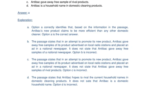 VerbalComprehensionTest3-Solutions_2025春招题库汇总_十大行测题库_2023年十大热门题库更新中_05、TalentQ汇总_TalentQ测试题（适合大多数外资银行以及其他企业）_VerbalReasoning